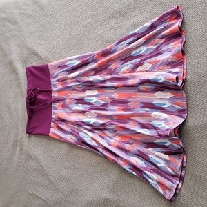 Purple Prana Strapless Dress/Skirt Size Small